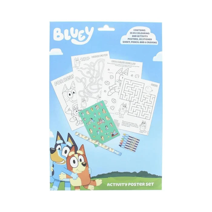 Bluey Poster Activity Set - ebebek - Black Friday