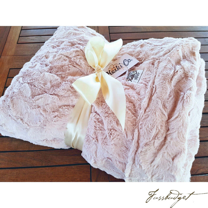 BLUSH BELLA COUTURE THROW-Fussbudget.com