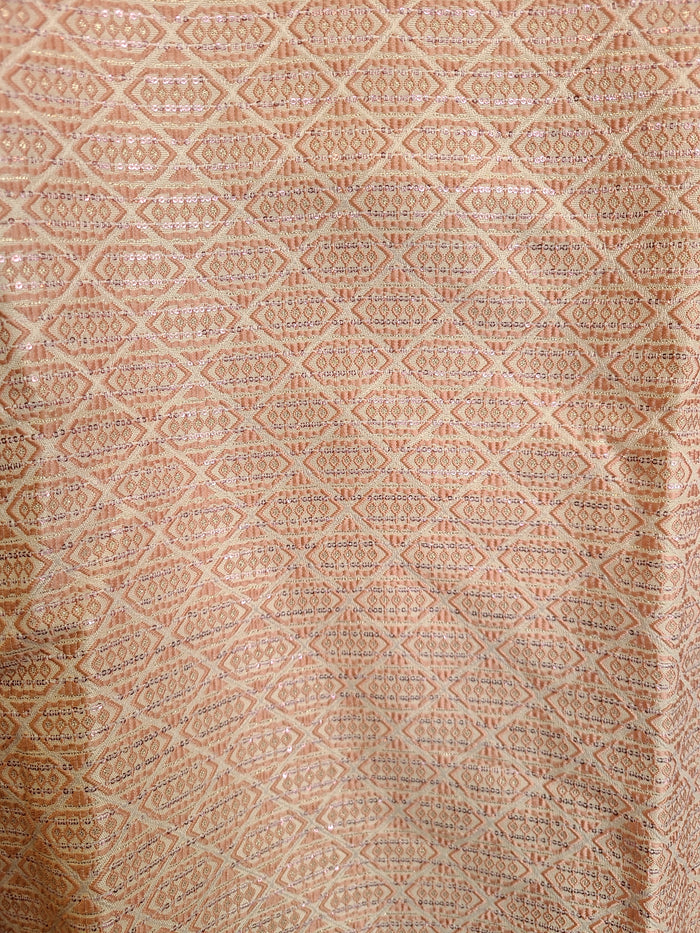 Blush Ombre Jacquard Kurta
