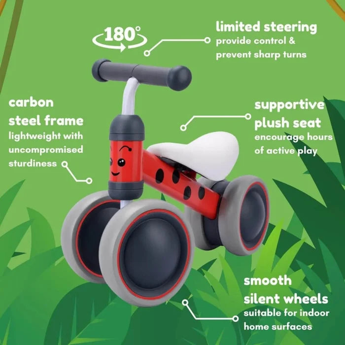 BOLDCUBE Baby Balance Bike - Red - ebebek - Black Friday