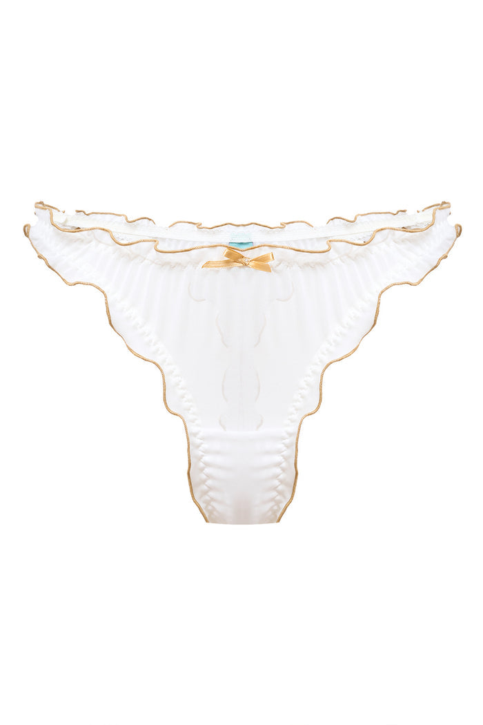 Bonbon Ivory Gold thongs