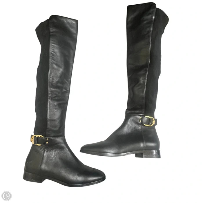Boots Designer By Tory Burch In Black, Size: 7.5