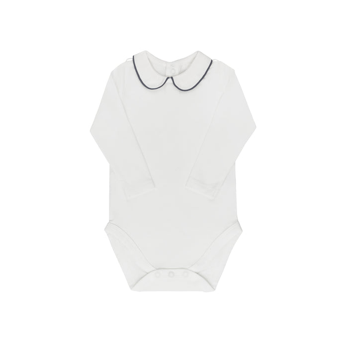 Boys Bodysuit – Blue Trim