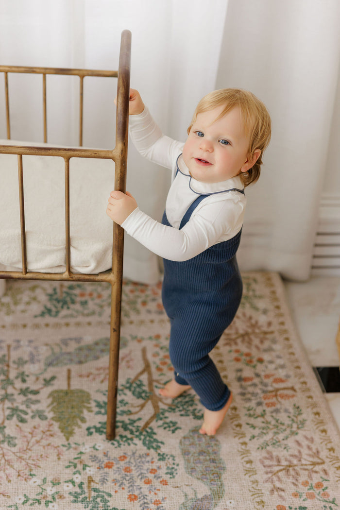Boys Bodysuit – Blue Trim