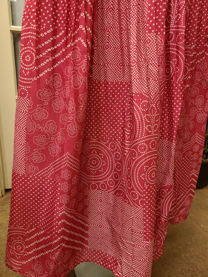 Bright Pink Anarkali-Style