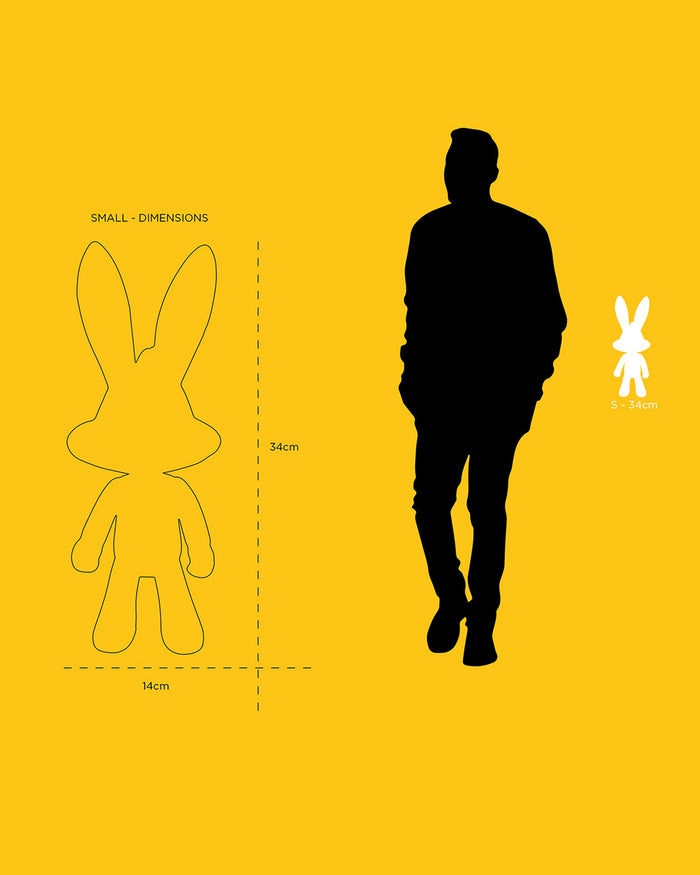 Bugs Bunny SUPER POP Grey & White 13in