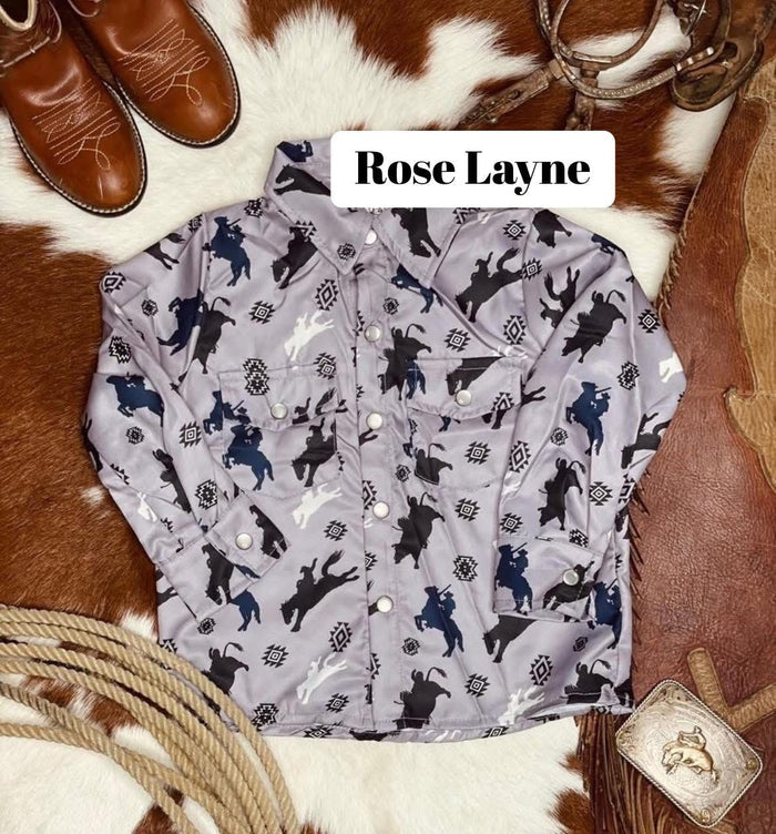 Bullriding Western shirt