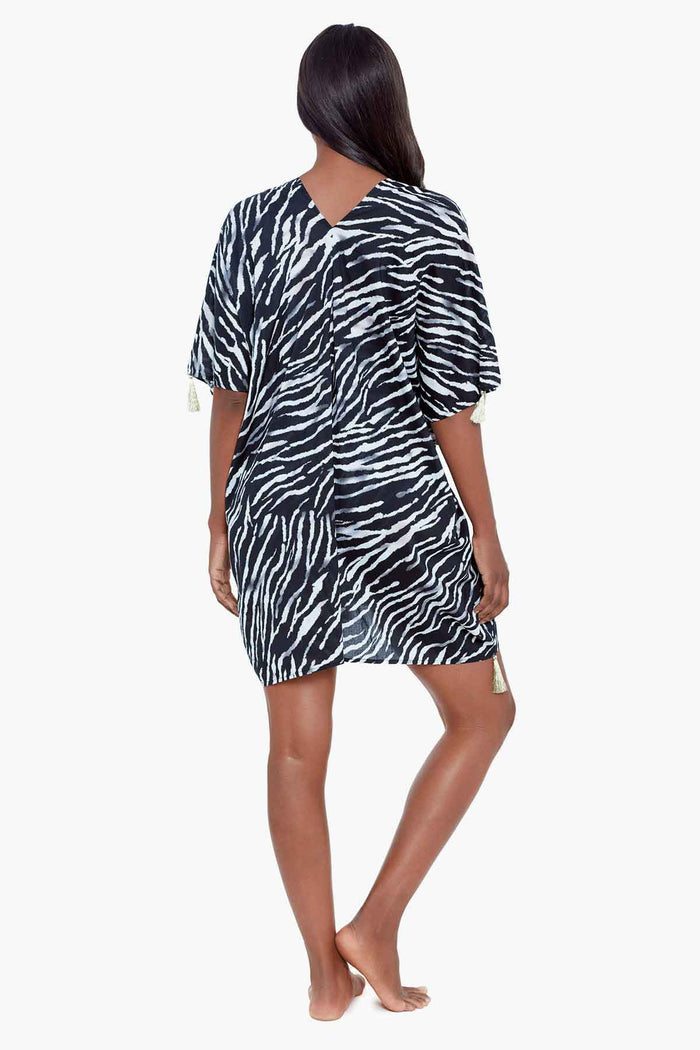 Caftan Cover Up in Tigre Sombre