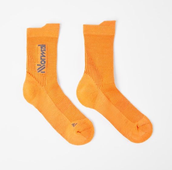 CALCETINES NNORMAL MERINO SOCKS NARANJA UNISEX