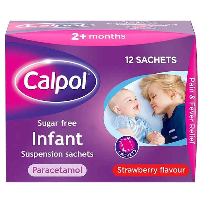 Calpol Sugar Free Infant Suspension 2+ months 12 Sachets - ebebek - Black Friday