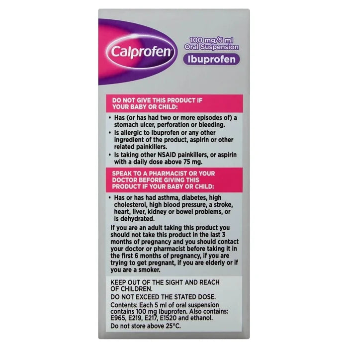 Calprofen 3+ months 100ml - ebebek - Black Friday