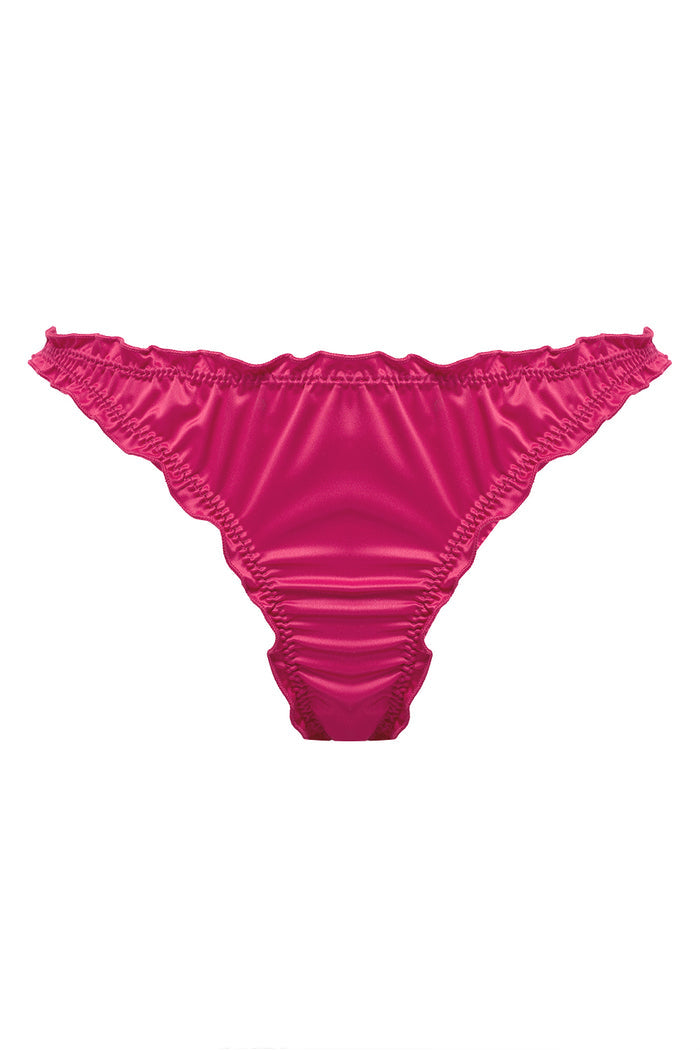 Candy Fuchsia high waisted thongs