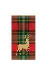 Reindeer Tartan Red