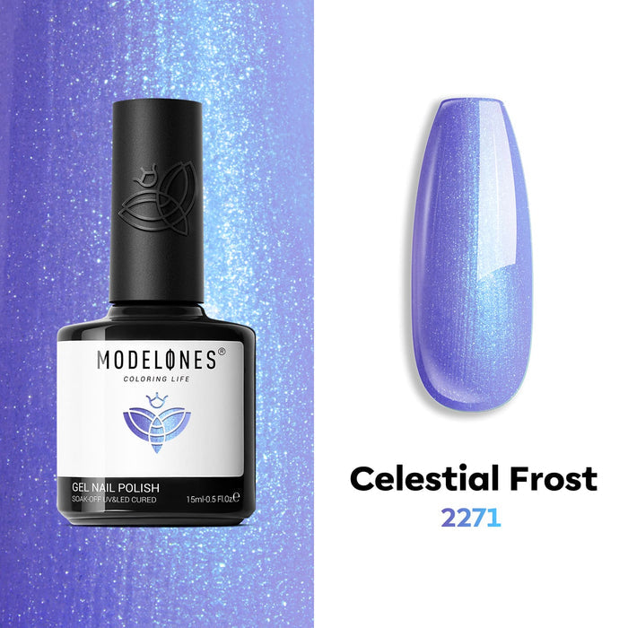 Celestial Frost- Modelones Gel Nail Polish Mermaid Gel 15ml Inspire Gel MODELONES #celestial-frost