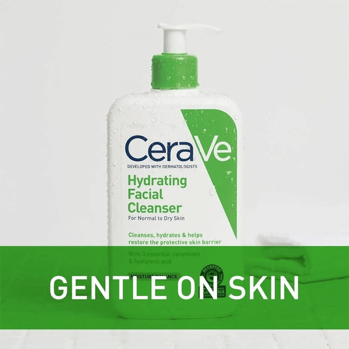 CeraVe Hydrating Facial Cleanser - 236ml (8oz), Facial Cleansers