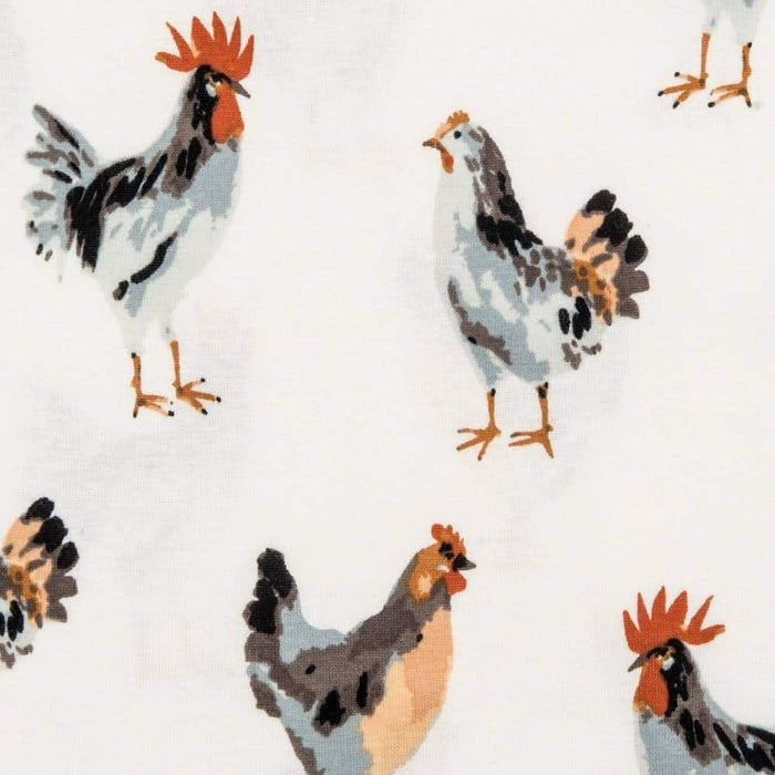 Chicken Organic Cotton Zipper Pajama - Babies in Bloom