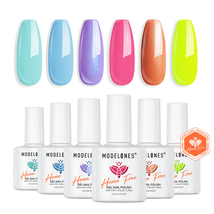 Chromatic Charms Gel Polish Set MODELONES #chromatic-charms