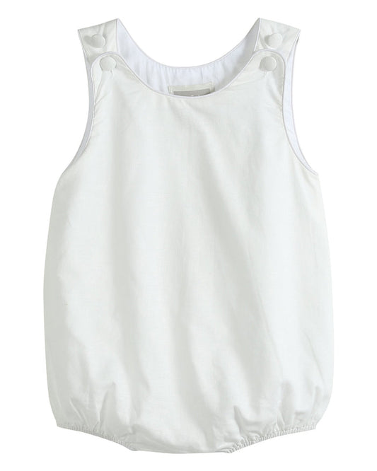 Classic White Bubble Romper - Lil Cactus