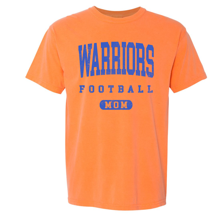 COMFORT COLORS MELON SHORT SLEEVE WARRIORS MOM GRUNGE