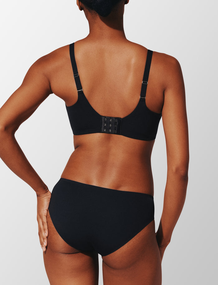 ComfortStretch Back Smoothing T-Shirt Bra, Black - Thirdlove - Nylon/Spandex,modelAAA