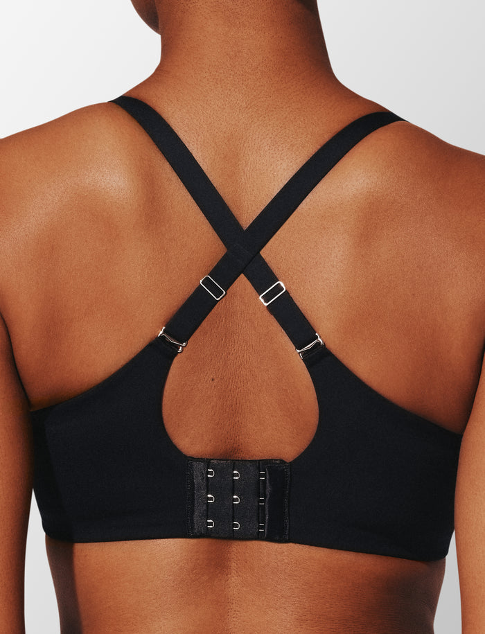ComfortStretch Back Smoothing T-Shirt Bra, Black - Thirdlove - Nylon/Spandex,modelAAA