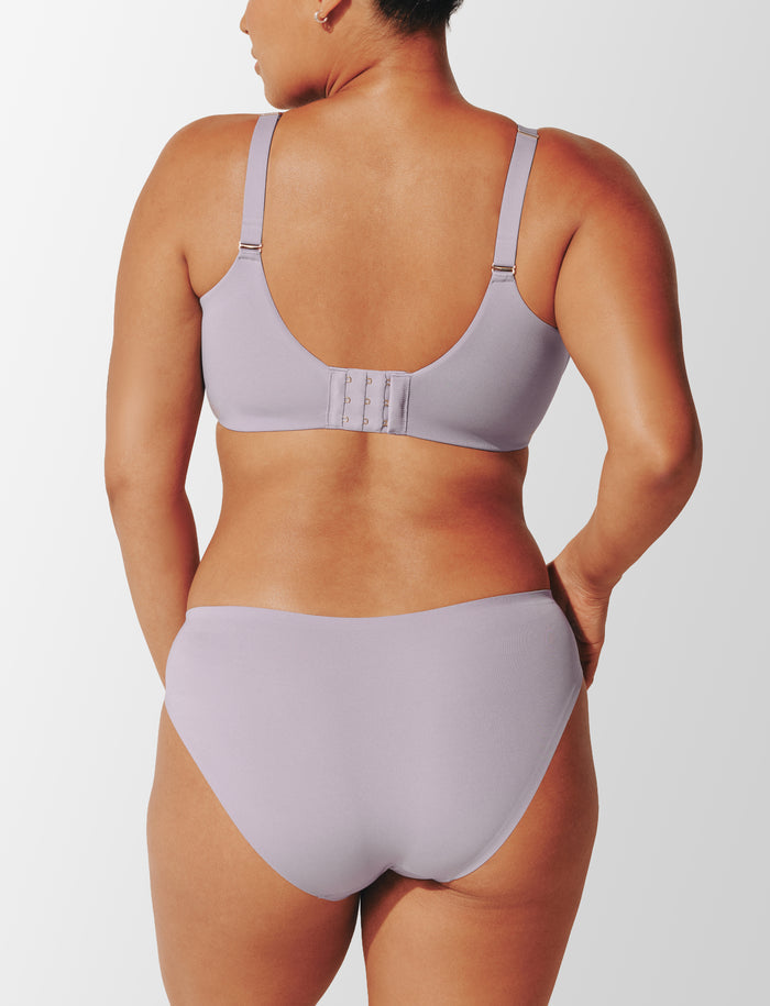 ComfortStretch Smoothing Full Coverage Bra, Dreamy Lilac - Thirdlove - Nylon/Spandex,model1