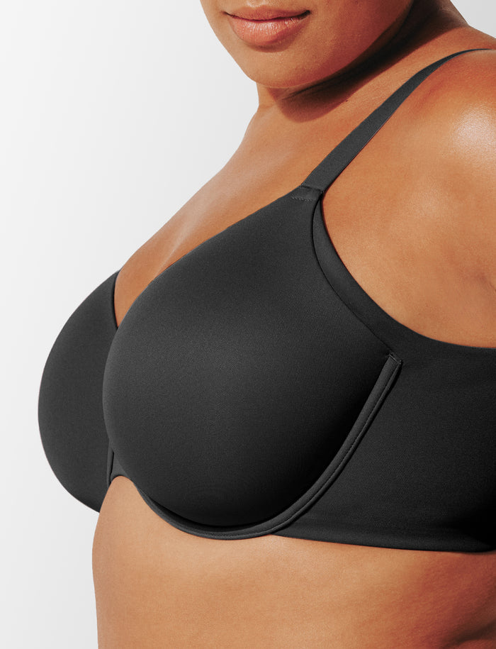 ComfortStretch Smoothing Full Coverage Bra, Black - Thirdlove - Nylon/Spandex
