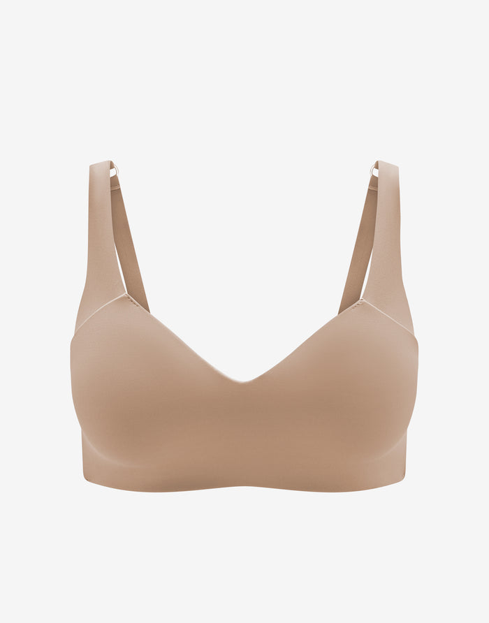 ComfortStretch Smoothing Wireless Bra, Taupe - Thirdlove - Nylon/Spandex
