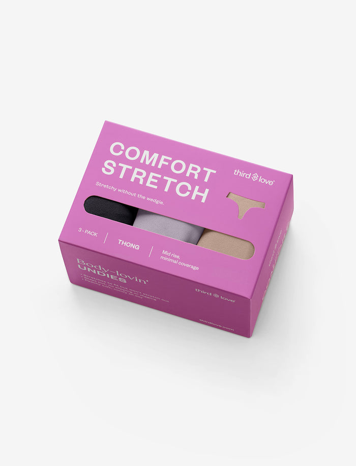 ComfortStretch Thong - 3 Pack