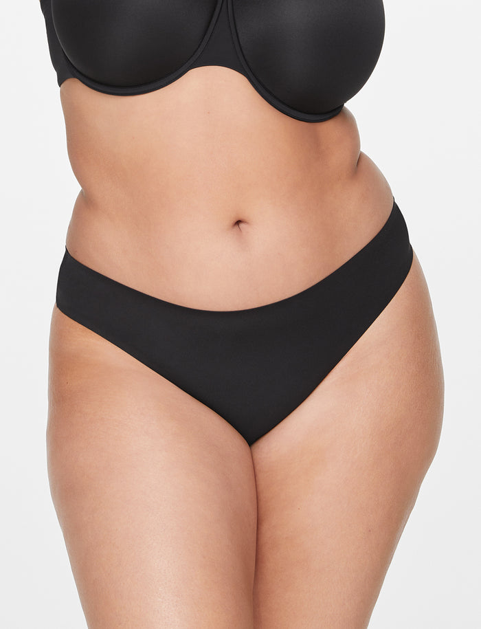 ComfortStretch Thong - Black - Nylon/spandex - ThirdLove,model5