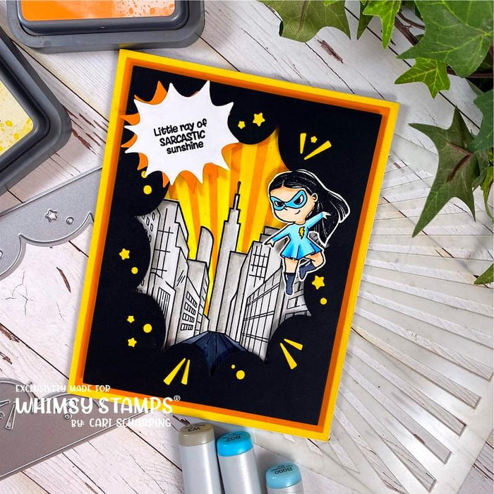Comic Burst A2 Die - Whimsy Stamps