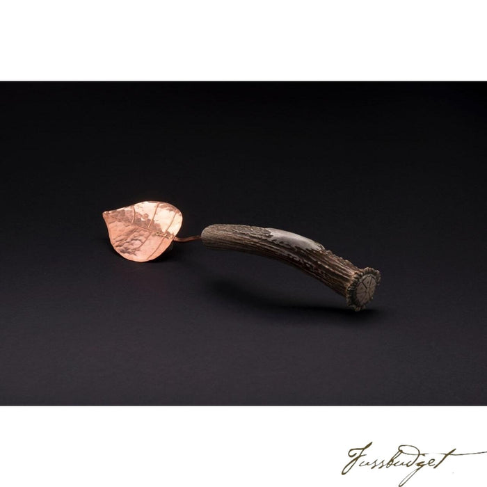 Copper Aspen Leaf Pie Server-Fussbudget.com