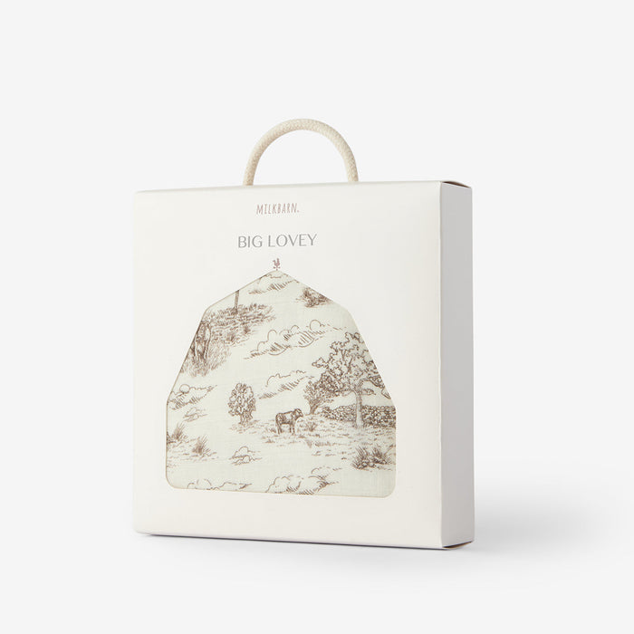 Country Toile Bamboo Big Lovey