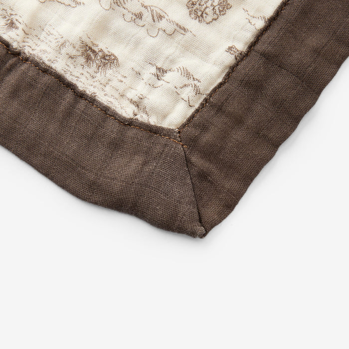Country Toile Bamboo Mini Lovey - Babies in Bloom