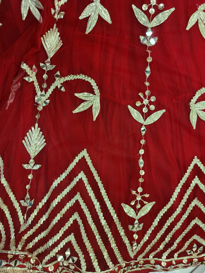 Crimson Lehenga Set