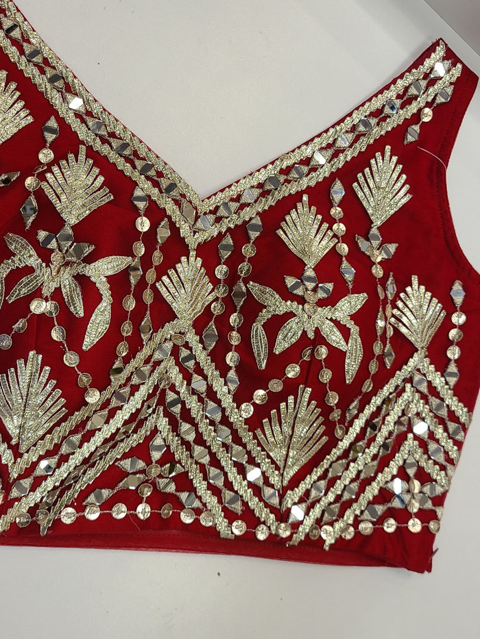 Crimson Lehenga Set