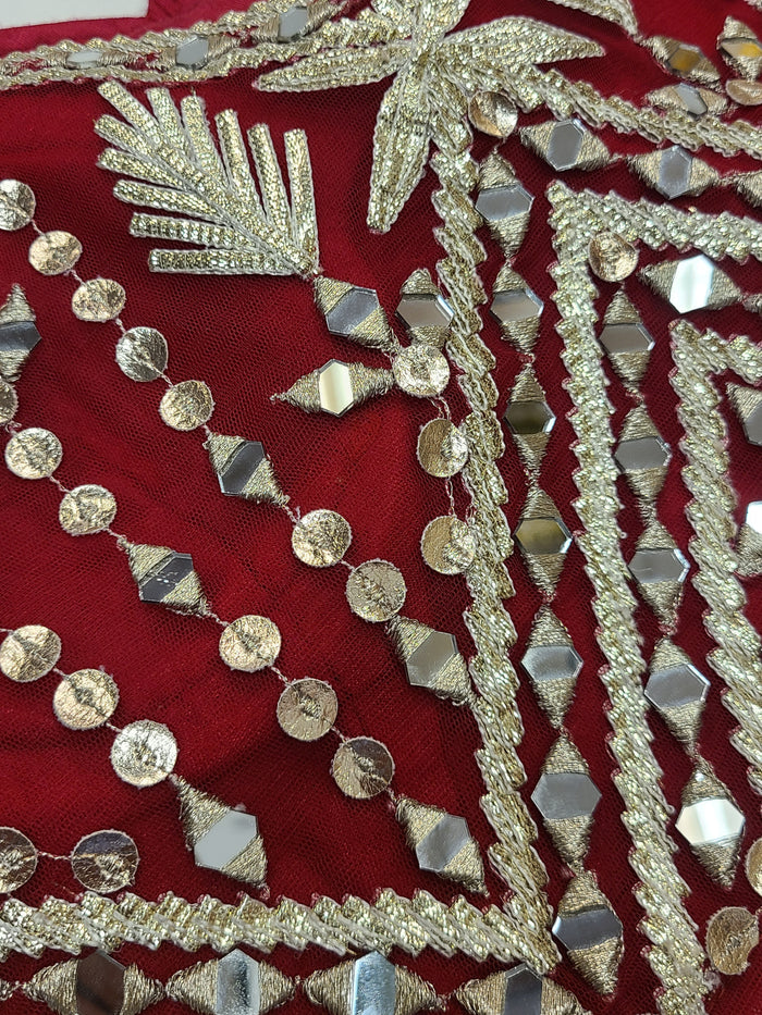 Crimson Lehenga Set