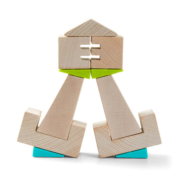 Crooked Towers Wooden Blocks - Babies in Bloom