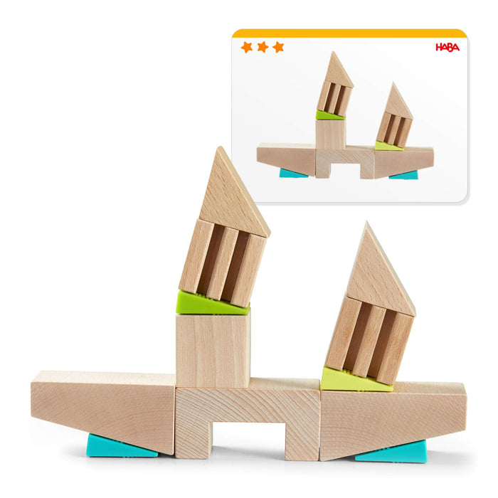 Crooked Towers Wooden Blocks - Babies in Bloom