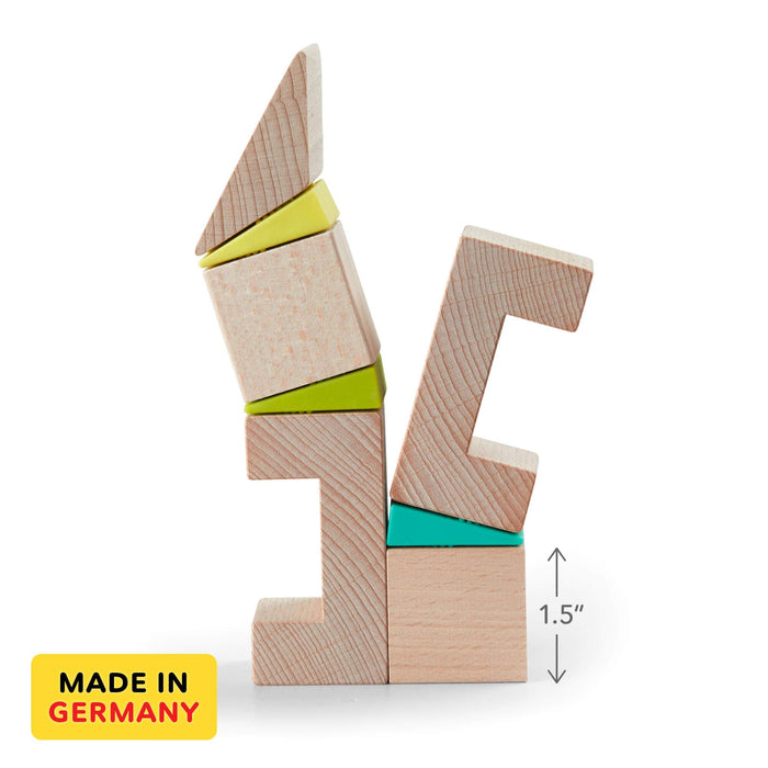 Crooked Towers Wooden Blocks - Babies in Bloom