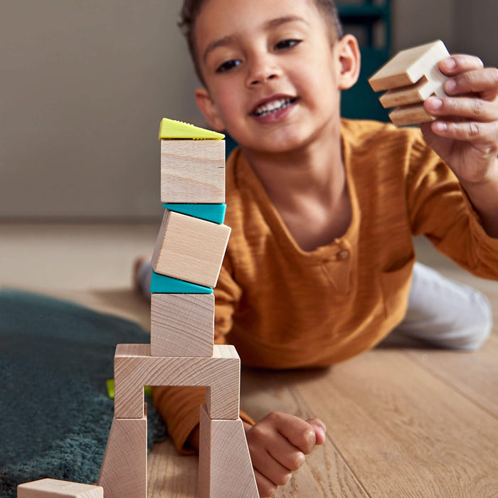 Crooked Towers Wooden Blocks - Babies in Bloom