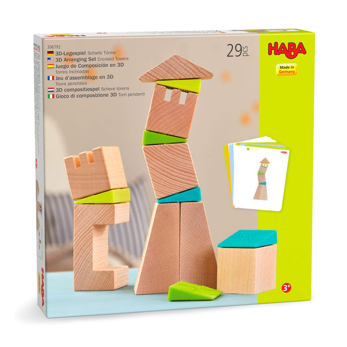 Crooked Towers Wooden Blocks - Babies in Bloom