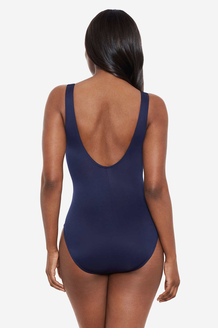Crossover With Mesh One Piece