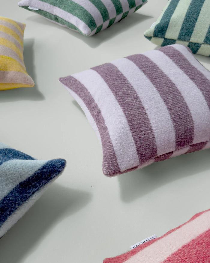 Cushion Cover CANDY WRAP Lilac / Green 20 x 20in