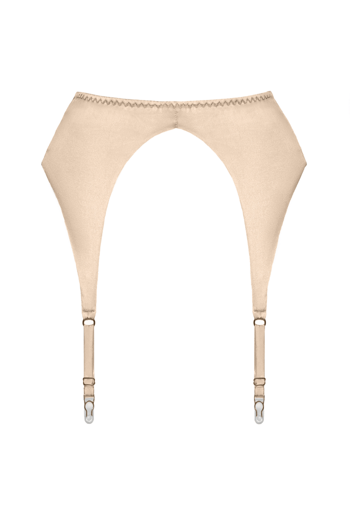 Cymothoe Beige garter belt - yesUndress