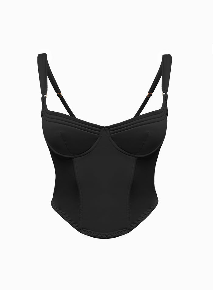 Cymothoe short Black corset