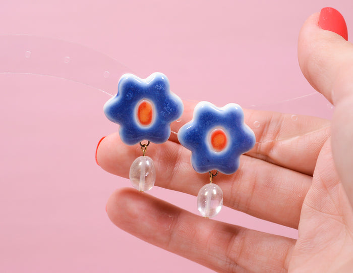 Daisy Gem Earrings