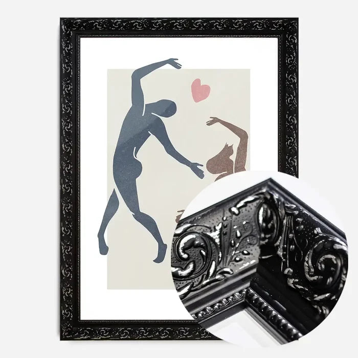21x30cm | 8¼ x 11¾in / Black Ornate Frame