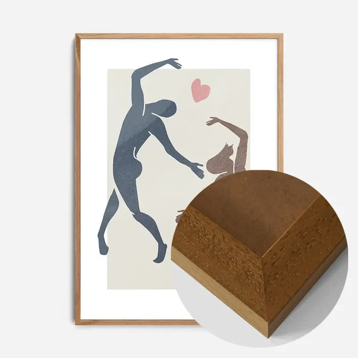 21x30cm | 8¼ x 11¾in / Oak Wood Frame