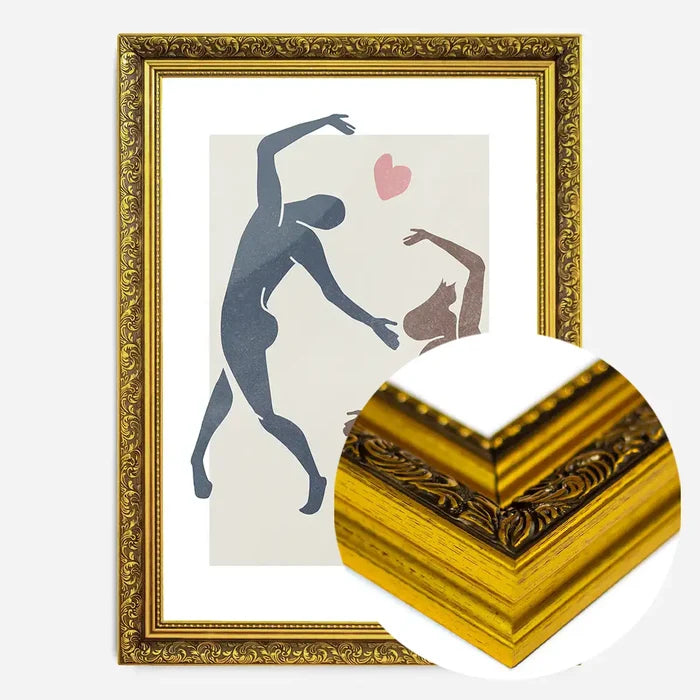 21x30cm | 8¼ x 11¾in / Gold Ornate Frame